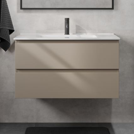 Ντουλάπι μπάνιου με νιπτήρα KENWOOD 91 cm Marakesh/λευκό