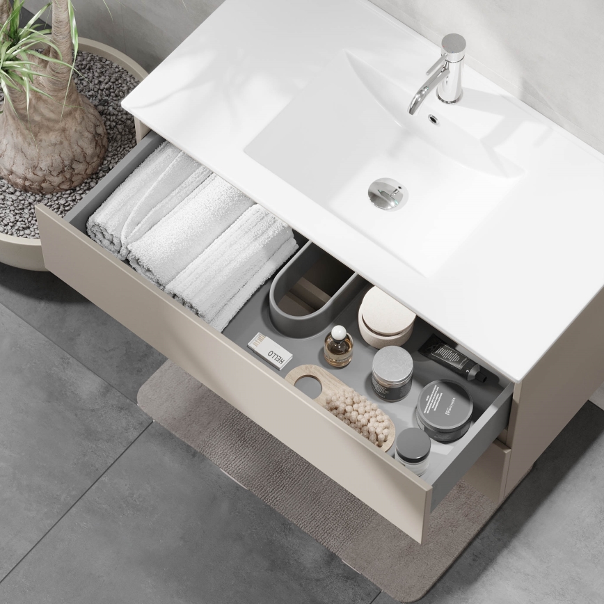 Ντουλάπι μπάνιου με νιπτήρα KENWOOD 91x50x45 cm marakesh