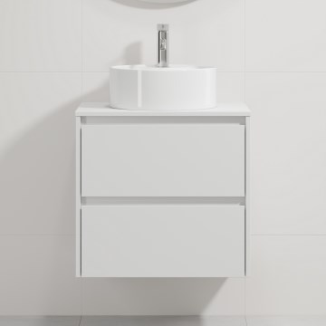 Ντουλάπι μπάνιου με νιπτήρα TRONDHEIM/VIKEDAL 60x57x46 cm λευκό