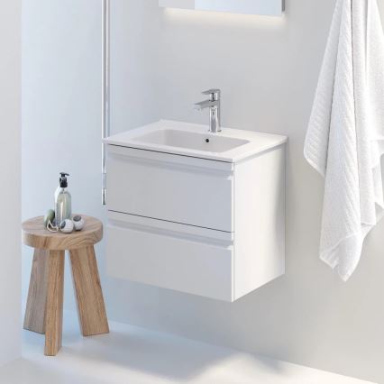 Ντουλάπι μπάνιου με νιπτήρα VEDO + καθρέφτης LED/10W/230V IP44 λευκό