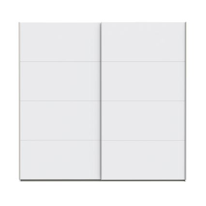 Ντουλάπα KARO με καθρέφτη 220x210 cm, λευκή