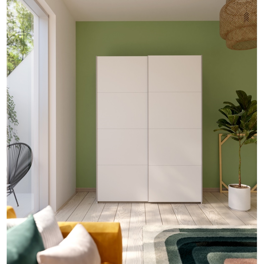 Ντουλάπα KARO 150x210 cm, λευκή
