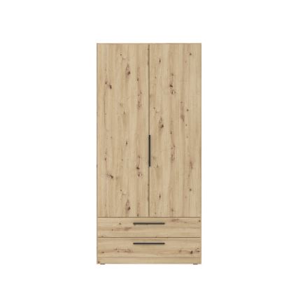 Ντουλάπα MARO 100x213 cm, φινίρισμα artisan βελανιδιάς