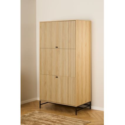 Ντουλάπα OLIVIA 99x200 cm, σε απόχρωση δρυός