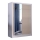 Ντουλάπα με καθρέπτη SANTINO 150x215 cm λευκή/βελανιδιά craft