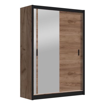 Ντουλάπα με καθρέφτη SABRINA 150x215 εκ. δρυς craft