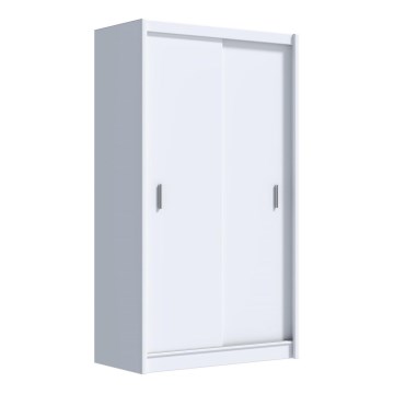 Ντουλάπα με συρόμενες πόρτες SAPHIRA 150x215 εκ. λευκή