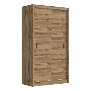 Ντουλάπα με συρόμενες πόρτες SAPHIRA 150x215 εκ. σε απόχρωση δρυς Wotan