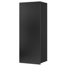 Ντουλάπι κρεμαστό PAVO 117x45 cm γυαλιστερό μαύρο/ματ μαύρο