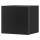 Ντουλάπι κρεμαστό PAVO 34x34 cm γυαλιστερό μαύρο