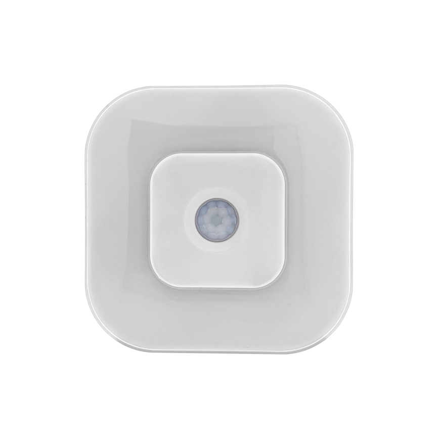 Νυχτερινό φωτιστικό LED με αισθητήρα LED/0,5W/4,5V 3xAAA λευκό