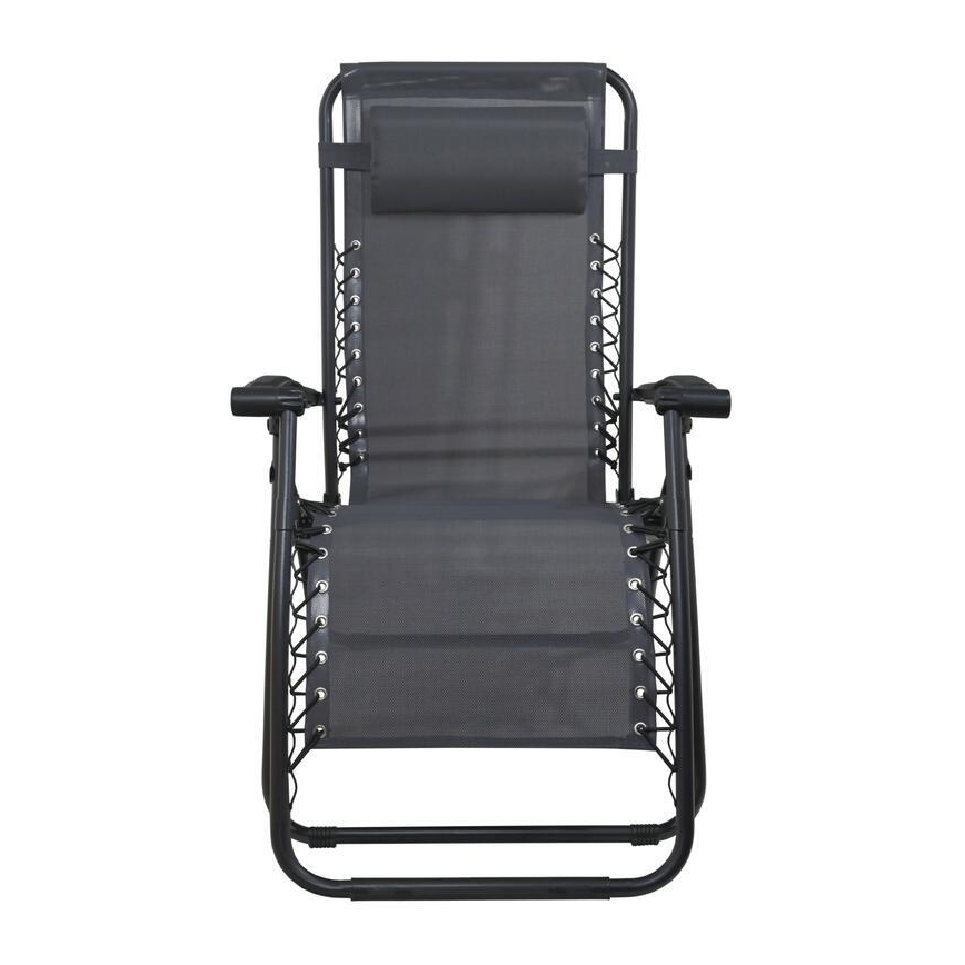 Ξαπλώστρα/Καρέκλα πτυσσόμενη γκρι