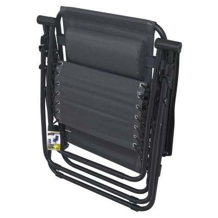 Ξαπλώστρα/Καρέκλα πτυσσόμενη γκρι