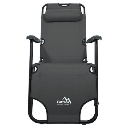 Ξαπλώστρα κήπου αναδιπλώμενη ανθρακί