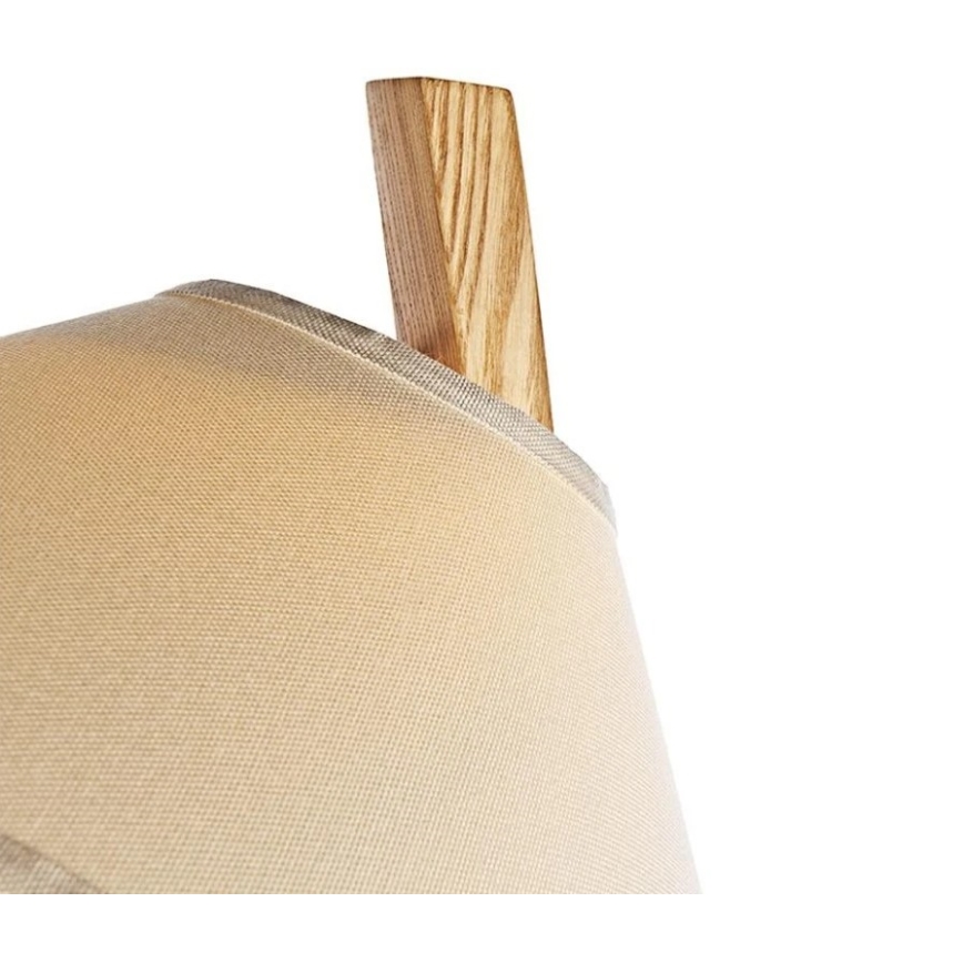 Ξύλινο επιδαπέδιο φωτιστικό 1xE27/60W/230V μασίφ/φράξος