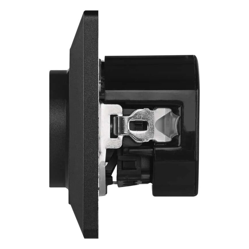 Οικιακή πρίζα με USB 250V/16A ανθρακί