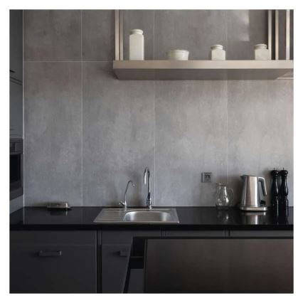 Οικιακή επιτοίχια πρίζα με θύρες USB‑A και USB‑C, γαλλικού τύπου, 250 V/16 A, ανθρακί