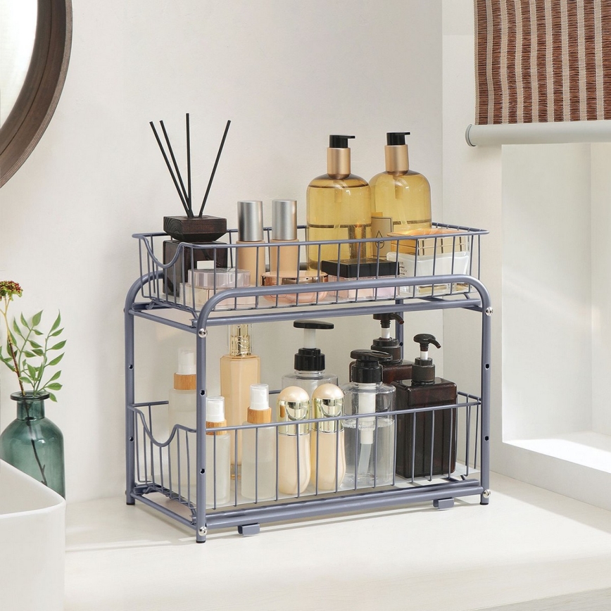 Οικιακός οργανωτής αποθήκευσης MARGE — γκρι