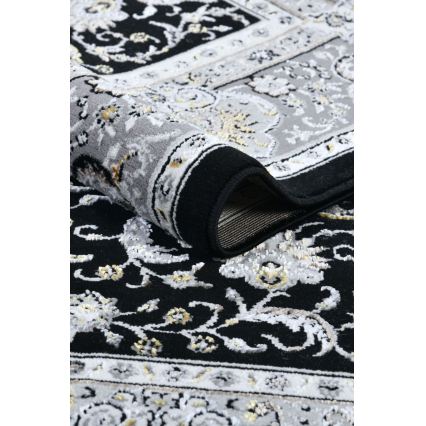Οριεντάλ χαλί GRECE 120x170 cm 2150 g/m2 μαύρο/γκρι/λευκό