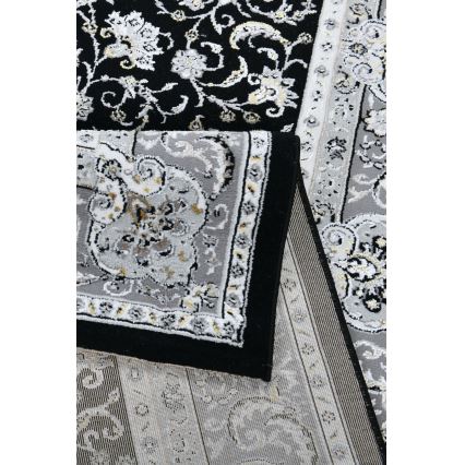 Οριεντάλ χαλί GRECE 120x170 cm 2150 g/m2 μαύρο/γκρι/λευκό