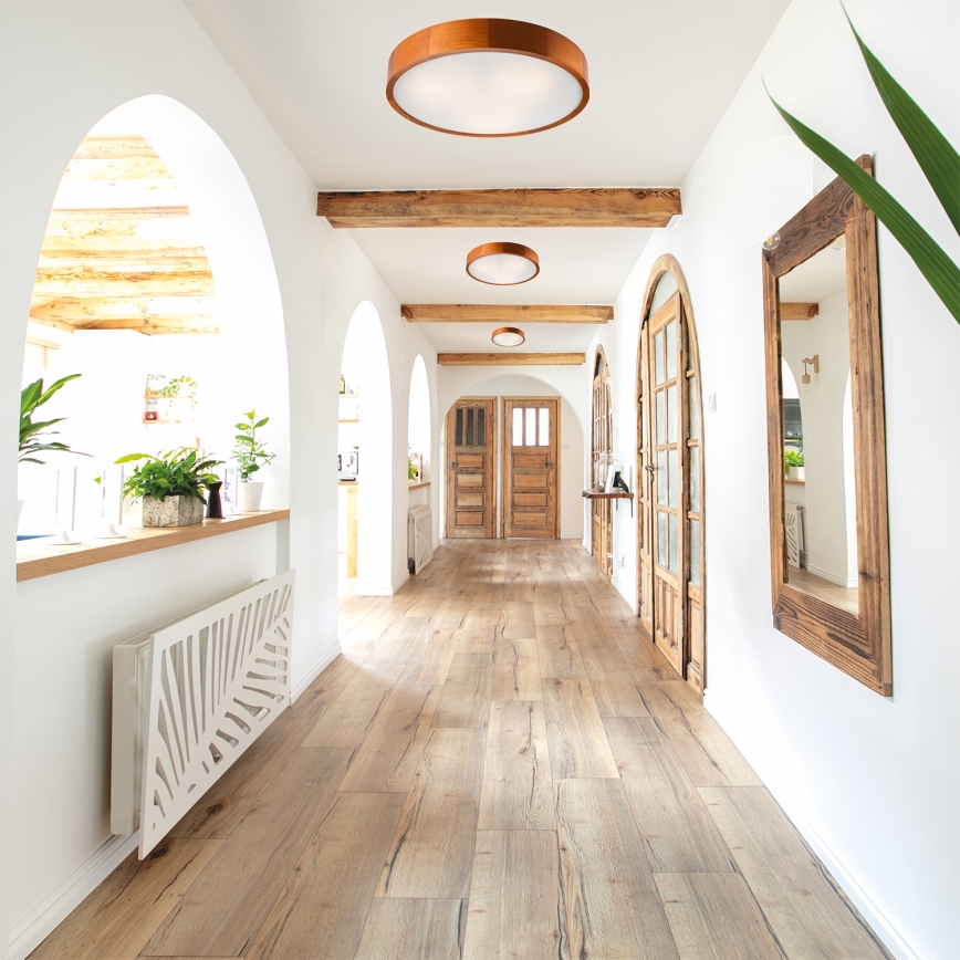 Οροφής φωτιστικό 3xE27/60W/230V πεύκο