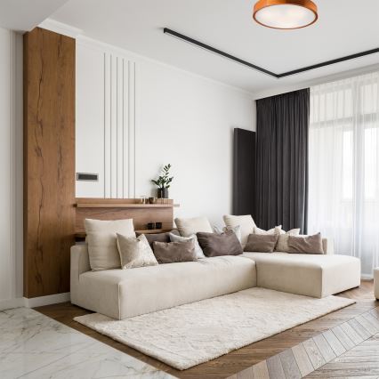 Οροφής φωτιστικό 3xE27/60W/230V πεύκο