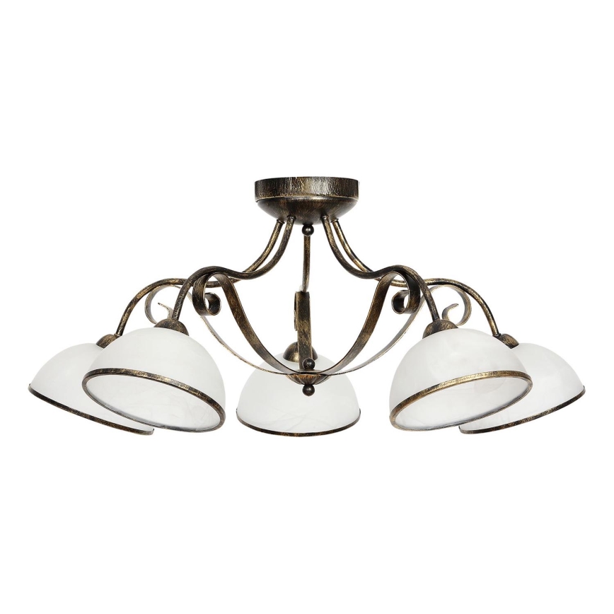 Οροφιαίο φωτιστικό ANTICA 5xE27/60W/230V