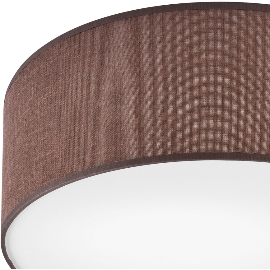 Οροφιαίο φωτιστικό SIRJA 1xE27/60W/230V διάμετρος 35 εκ. καφέ