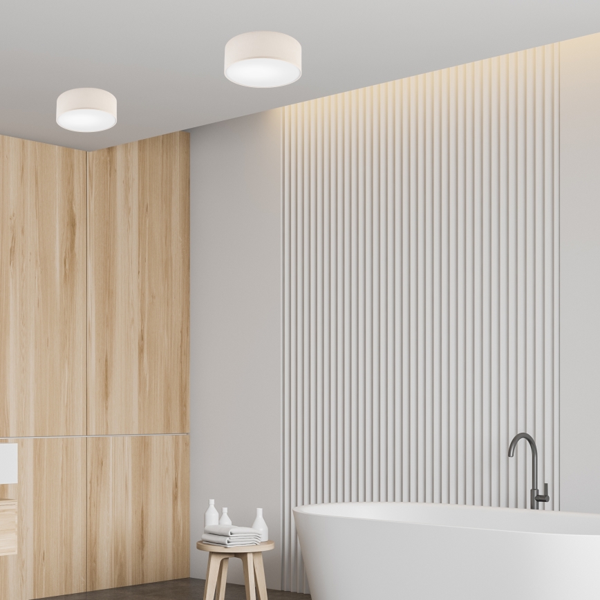 Οροφιαίο φωτιστικό SIRJA 1xE27/60W/230V διάμ. 35 εκ. κρεμ