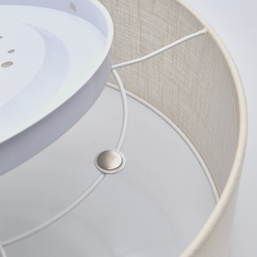 Οροφιαίο φωτιστικό SIRJA 1xE27/60W/230V διάμ. 35 εκ. κρεμ