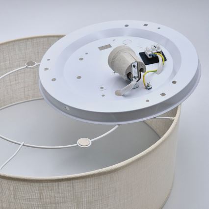 Οροφιαίο φωτιστικό SIRJA 1xE27/60W/230V διάμ. 35 εκ. κρεμ