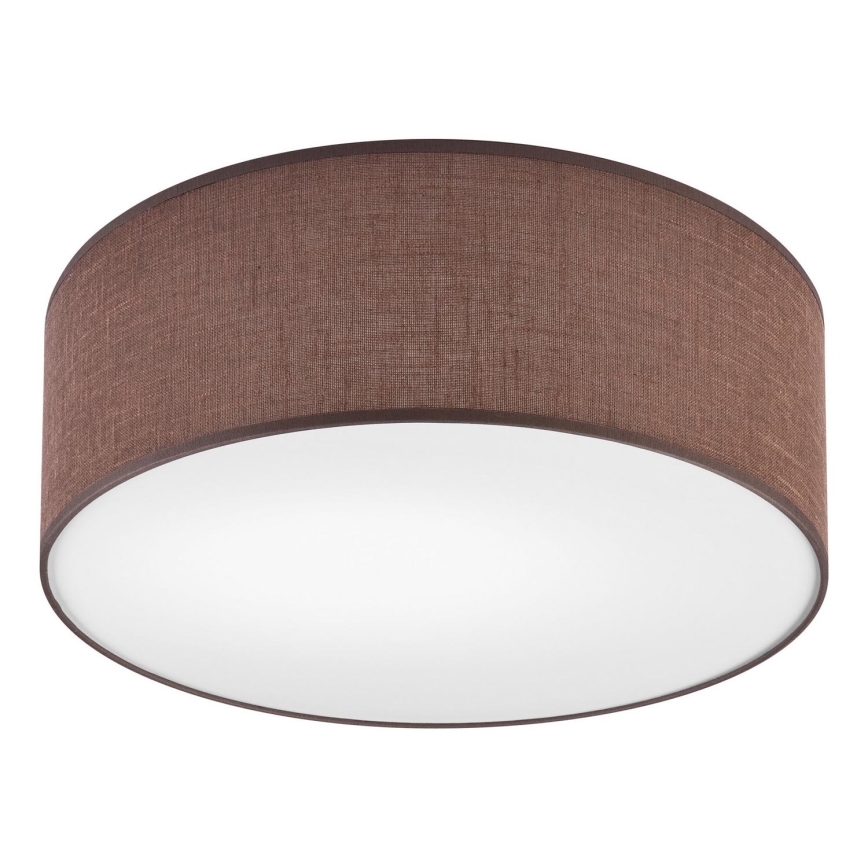 Οροφιαίο φωτιστικό SIRJA 1xE27/60W/230V διάμετρος 35 εκ. καφέ