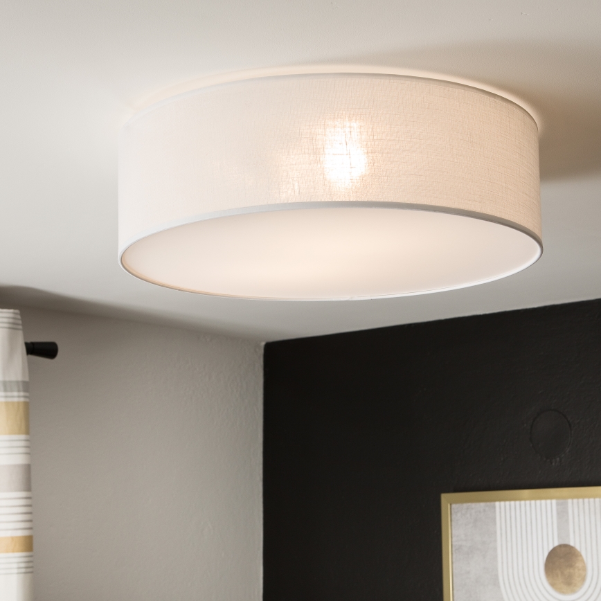 Οροφιαίο φωτιστικό SIRJA 2xE27/60W/230V διάμ. 45 εκ. λευκό