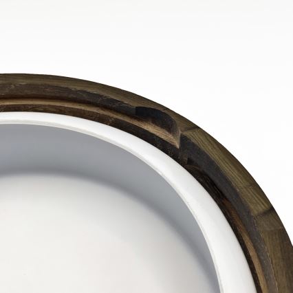 Οροφιαίο φωτιστικό μπάνιου OAK SMOKY 2xE27/15W/230V IP54 ? 27,5 εκ. δρυς/καφέ