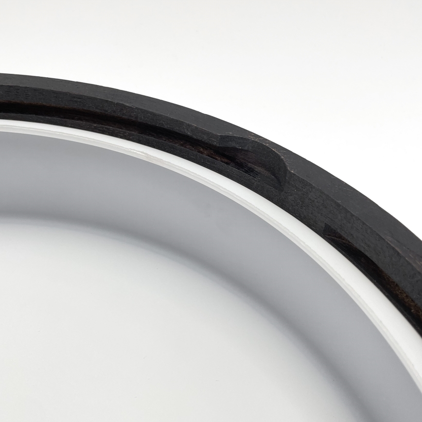 Οροφιαίο φωτιστικό μπάνιου OAK SMOKY 3xE27/15W/230V IP54 ? 37,5 εκ. δρυς/καφέ