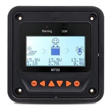 Οθόνη για ρυθμιστή φόρτισης PWM και MPPT