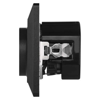 Οικιακή πρίζα με USB 250V/16A ανθρακί