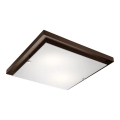 Οροφής φωτιστικό 2xE27/60W/230V πεύκο