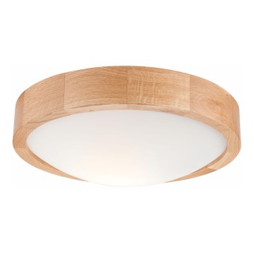 Οροφής φωτιστικό OAK SLIM 1xE27/60W/230V δρυς ? 27 εκ.