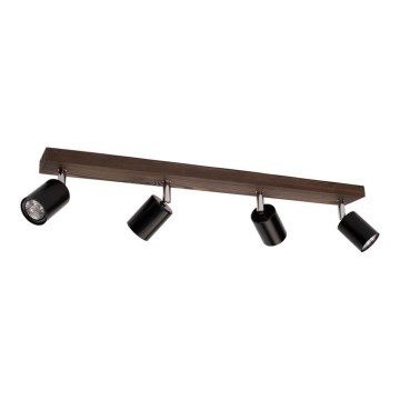 Οροφιαίο σποτ φωτιστικό MANARA 4xGU10/5W/230V πεύκο