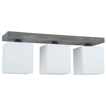 Οροφιαίο φωτιστικό GREAT 3xE27/25W/230V σκυρόδεμα