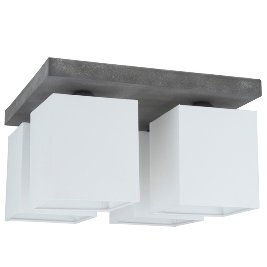 Οροφιαίο φωτιστικό GREAT 4xE27/25W/230V σκυρόδεμα