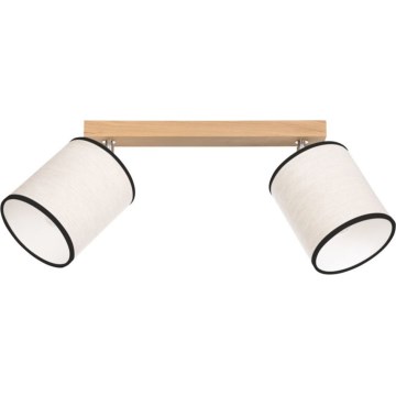 Οροφιαίο φωτιστικό σημείου BOHO 2xE27/25W/230V δρυς