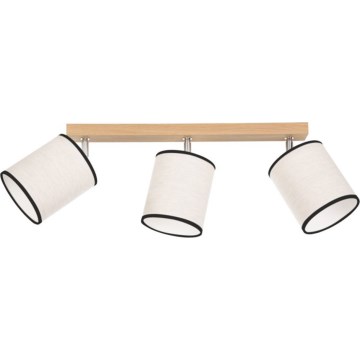 Οροφιαίο φωτιστικό σημείου BOHO 3xE27/25W/230V δρυς