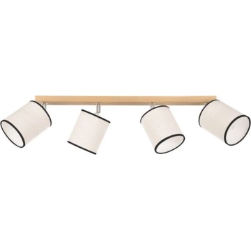 Οροφιαίο φωτιστικό σημείου BOHO 4xE27/25W/230V δρυς
