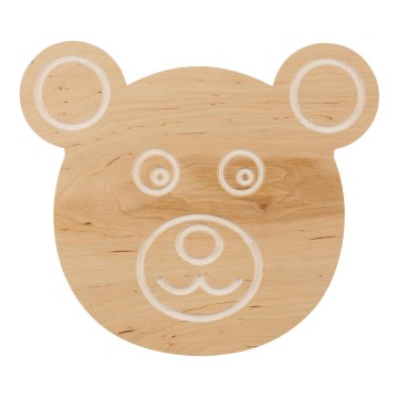 Παιδικό φωτιστικό τοίχου TED 1xE14/10W/230V αρκούδα