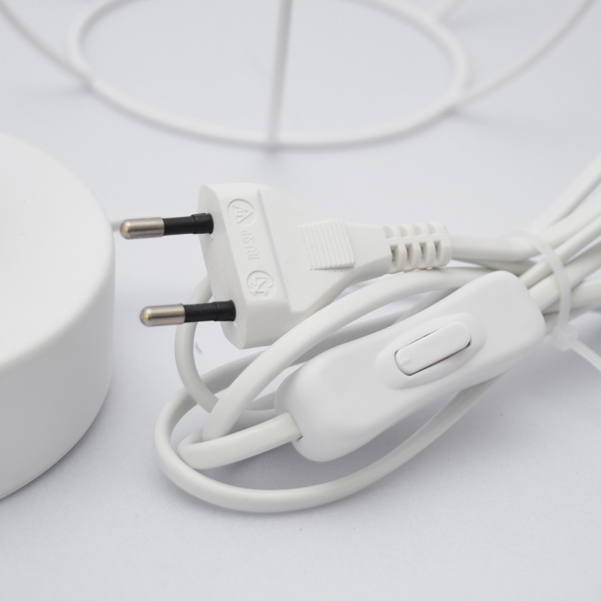 Παιδική επιτραπέζια λάμπα STARS 1xE27/15W/230V ροζ/λευκό