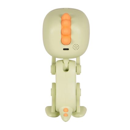 LED RGBW Dimming παιδικό φωτιστικό νυκτός με ξυπνητήρι ROBOT LED/1W/5V 1200 mAh