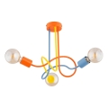 Παιδική πλαφονιέρα οροφής  WINGO 3xE27/15W/230V πολύχρωμο
