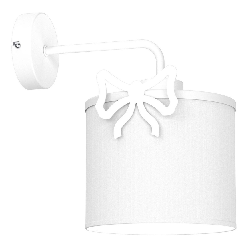 Παιδικό επιτοίχιο φωτιστικό SWEET 1xE27/15W/230V λευκό/bow